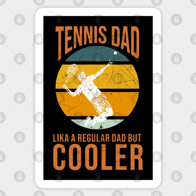 Tennis dad // Retro style // Grunge Sticker by Nana On Here